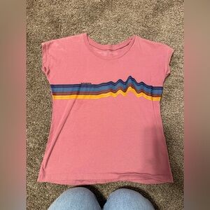 Patagonia Coral Organic Cotton Tee